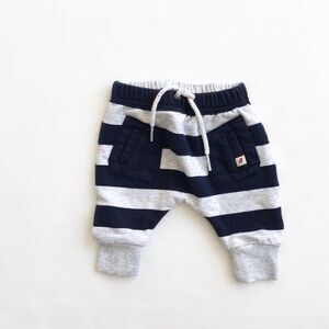 MEXX stripe speckled joggers VGUC 0-3 months